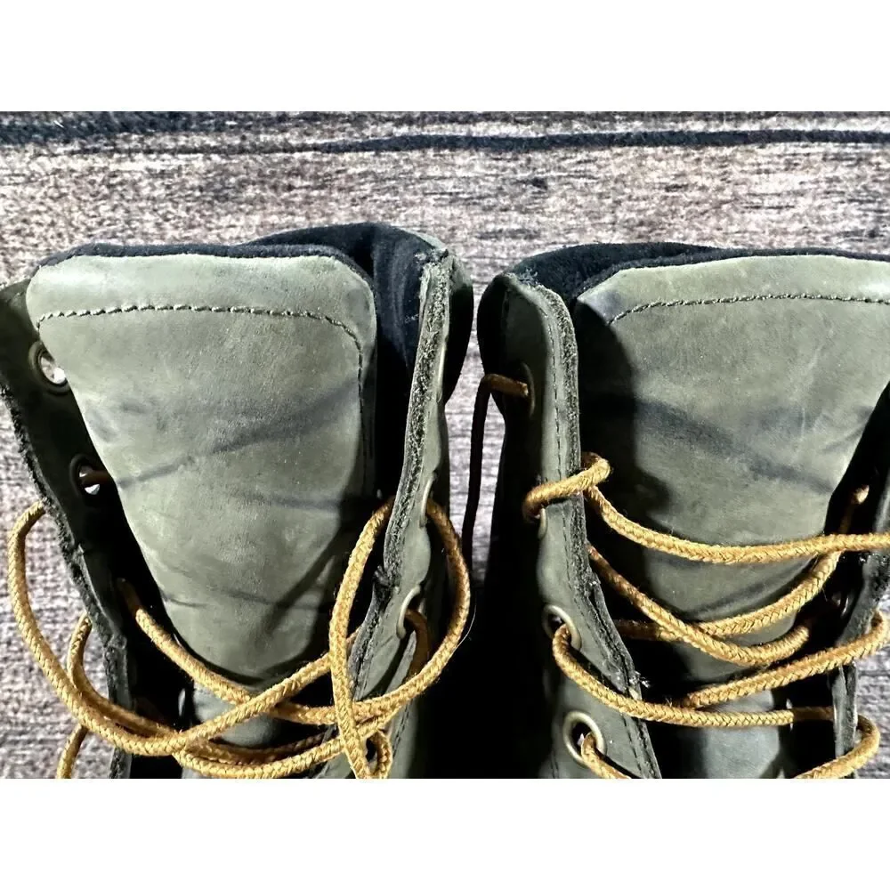 SOREL Rubber Boots Cheyenne II 2 Men’s Sz 8 NM2575-052 Waterproof Green - Picture 3 of 11
